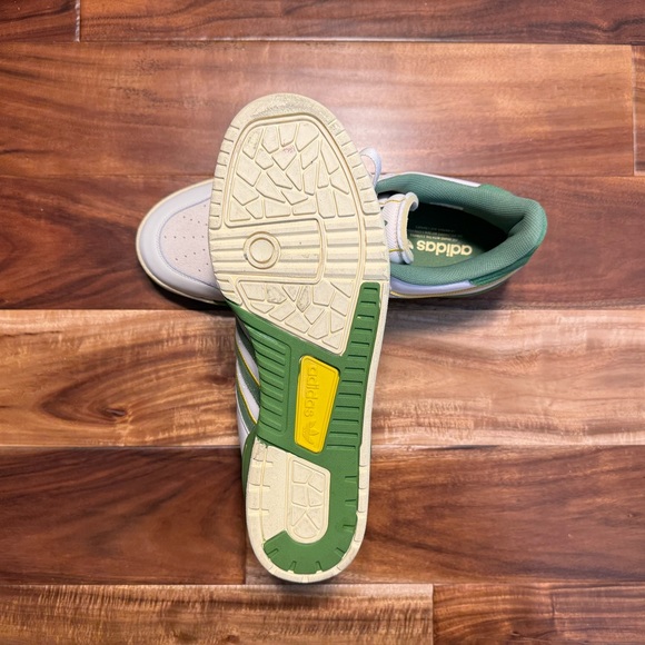 SOLD❗️- Adidas Rivalry Low 86 Crew Green/Hazy Yellow FZ6318 - Size 12.5 - Picture 13 of 16